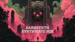 DARKSYNTH  SYNTHWAVE MIX [upl. by Niledam]