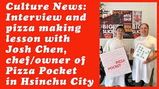 Interview and pizza making lesson with Josh Chen the ChefOwner of Pizza Pocket in Hsinchu Taiwan [upl. by Ashman]