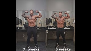 Mens Physique NPC  5 Weeks Out  Anavar Benefits amp Side Effects [upl. by Ahtamas]