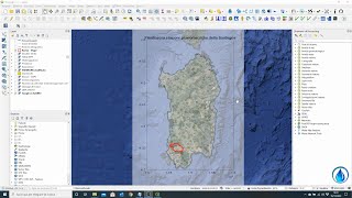 Lezione 12  QGIS per lIngegneria Idraulica  Georeferenziazione immagine con 4 punti SUB  ENG [upl. by Woehick983]