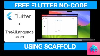 Flutter Tutorial  1 Adding a Scaffold [upl. by Lamoureux193]