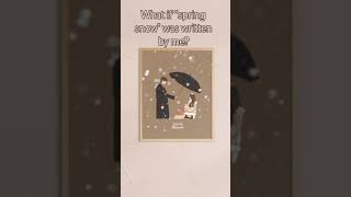 Spring snow  10CM  Cover by Ena  MELOUSION shorts [upl. by Klump]