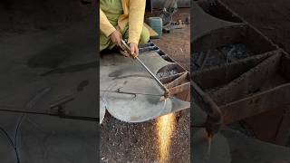 So Easy Circle Cutting With Hand Gas Cutter  Expert Man shortsfeed viralvideo [upl. by Eerolam]