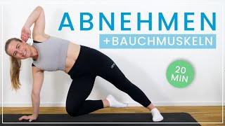 Abnehmen amp Bauchmuskeln trainieren l Kombi Workout für Anfänger  20 MIN [upl. by Norty]