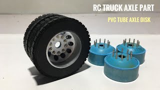 How to Make RC Heavy Construction Tractor Truck Homemade RC Car Project 5 Axle Disk [upl. by Omiseno]