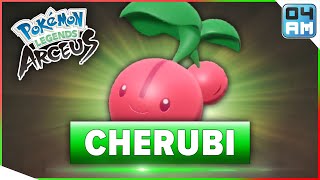 Where To Find CHERUBI amp How To Catch It in Pokemon Legends Arceus [upl. by Armillda]