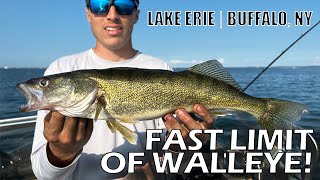 1 Hour Lake Erie Walleye Limit [upl. by Neeliak]