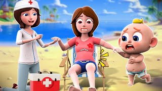 Baby Born Song  Mommy Gives Birth On The Beach  Kids Songs amp More Nursery Rhymes  Songs for KIDS [upl. by Berkley]