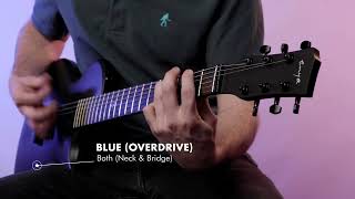 NOVA GO Sonic Electric Smart Guitar  4 Preset Demo [upl. by Noid]