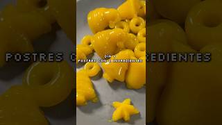 Postre con 2 Ingredientes Hoy Gomitas de mango super ricas y casi 100 de fruta dikscocina [upl. by Edrea]