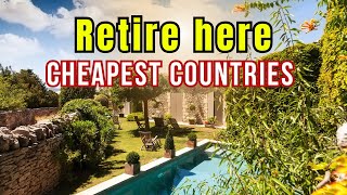 Retire Abroad Safely 10 Affordable Countries for Social Security [upl. by Lehar]