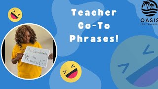 Teacher GoTo Phrases [upl. by Rednasxela]