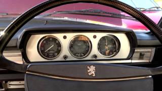 Peugeot 504 GL  walk around and start up [upl. by Wadsworth]