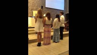 Confirmation ceremony  May 17 2015  Lutheran Church of the Master [upl. by Mafalda]