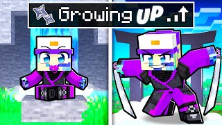 Growing UP as a NINJA in Minecraft [upl. by Cosenza91]