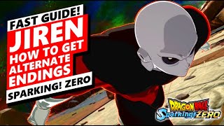 HOW TO GET JIREN ALTERNATE ENDINGS  DRAGON BALL SPARKING ZERO SparkingZero Dragonball DBSZ [upl. by Jeremy]