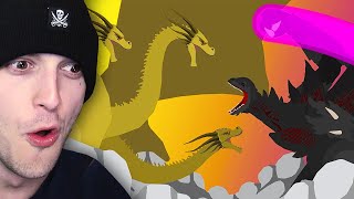 HAKAISHIN GODZILLA vs KING GHIDORAH [upl. by Leesen208]