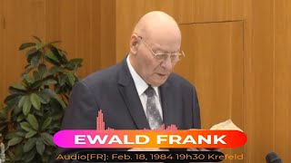 AudioFRBrother EWALD FRANK Saturday February 18 1984 19h30 Krefeld [upl. by Rabbaj]