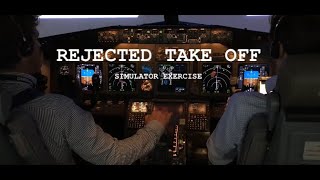 Aircraft Emergency  Rejected Take Off 737 [upl. by Yrak]