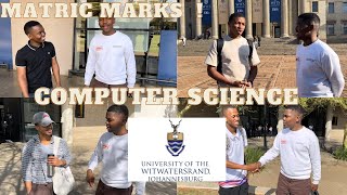 Asking Wits Computer Science Students their Matric marks for Maths and Physics [upl. by Perla589]