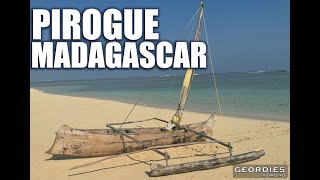 Madagascar Pirogue Boat Trip to Deserted Private Island [upl. by Alemak]