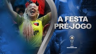 Show de Los Palmeras e festa da torcida do Colón antes da final da SulAmericana 2019 [upl. by Delcina]