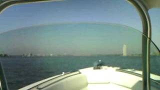 Robalo 260 planing on single engine [upl. by Danzig]