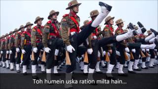 Badluram Ka Badan original song – Assam Regiment Marching Song with lyric [upl. by Aniuqaoj]