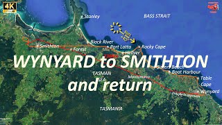 Wandering Foxbat 4K  Wynyard to Smithton and return [upl. by Nerha]