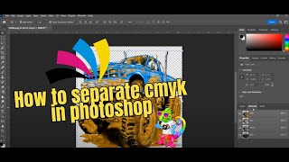 CMYK Color Separation  Photoshop  Separate colors [upl. by Gadmon760]