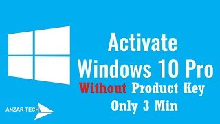 How to Activate Windows 10 Pro Permanent Free  Urduhindi  ANZAR TECH [upl. by Naud]