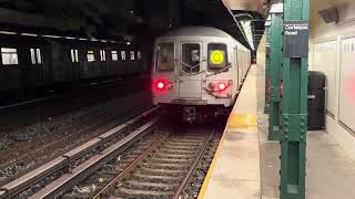 BMT Brighton Line R46R68A B amp Q train action  Cortelyou Road [upl. by Venu]