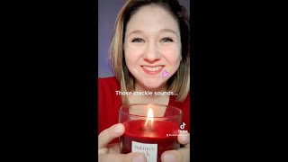 ASMR short with crackling candle ✨ [upl. by Nahpos463]