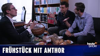 Veganer Schinkenspicker oder Bärchenwurst Lutz und Fabian treffen Philipp Amthor  heuteshow [upl. by Gillman831]