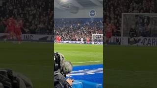 Tariq Lamptey almost puts Brighton ahead against Liverpool  Brighton vs Liverpool highlights [upl. by Aryamo]