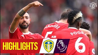 Bruno and Pogba star as five star United beat Leeds  Manchester United 51 Leeds  Highlights [upl. by Neitsabes]