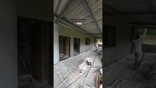 Exterior wall art painter paintsprey shortvideo trending [upl. by Diego]