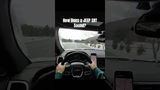 Jeep SRT POV with a Nice amp Deep Exhaust Setup [upl. by Yecrad]