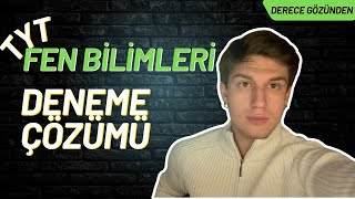 DERECE BAKIŞ AÇISI  TYT Fen Deneme Çözümüne Böyle Bak [upl. by Anahcra980]