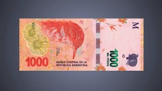 PREVENCIÓN │ MEDIDAS DE SEGURIDAD DEL BILLETE DE 1000 PESOS [upl. by Ecnaiva]