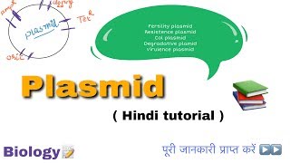 Plasmid in hindi ll biology ll [upl. by Bauske]