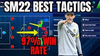 SM22 BEST TACTICS 97 WIN RATE WIN EVERY COMPETITION [upl. by Ayocat]