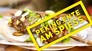 ENTEN SPIESS wie PEKINGENTE vom GRILL  Klaus grillt [upl. by Pelagias]