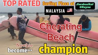 Holiday Best Surfing at Cherating Beach Kuantan [upl. by Thanh]