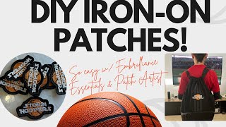 Simple DIY Iron On Patches Using Embrilliance Essentials amp Patch ArtistEmbrilliance BrotherSews [upl. by Ynohtnaed503]