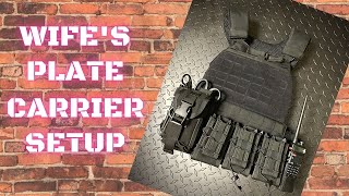 Wifes Plate Carrier Setup  511 TacTec Plate Carrier [upl. by Madella]