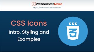 CSS Icons [upl. by Zulch]