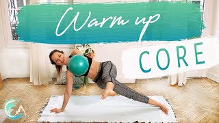 SMALL BALL WORKOUT for CORE stability WARM UP Preview [upl. by Eynaffit]