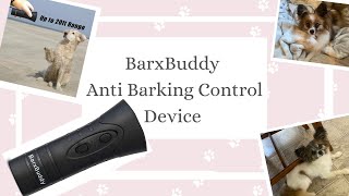 Cats Canines  BarxBuddy Ultrasonic Anti Barking Training tool  Review [upl. by Adey]