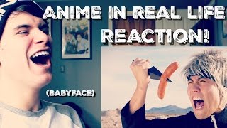 Anime in Real Life  Reaction [upl. by Bernadette]